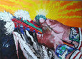 Entre Rezos y Danzas – Acrílico Original sobre Tela | 50x70 cm